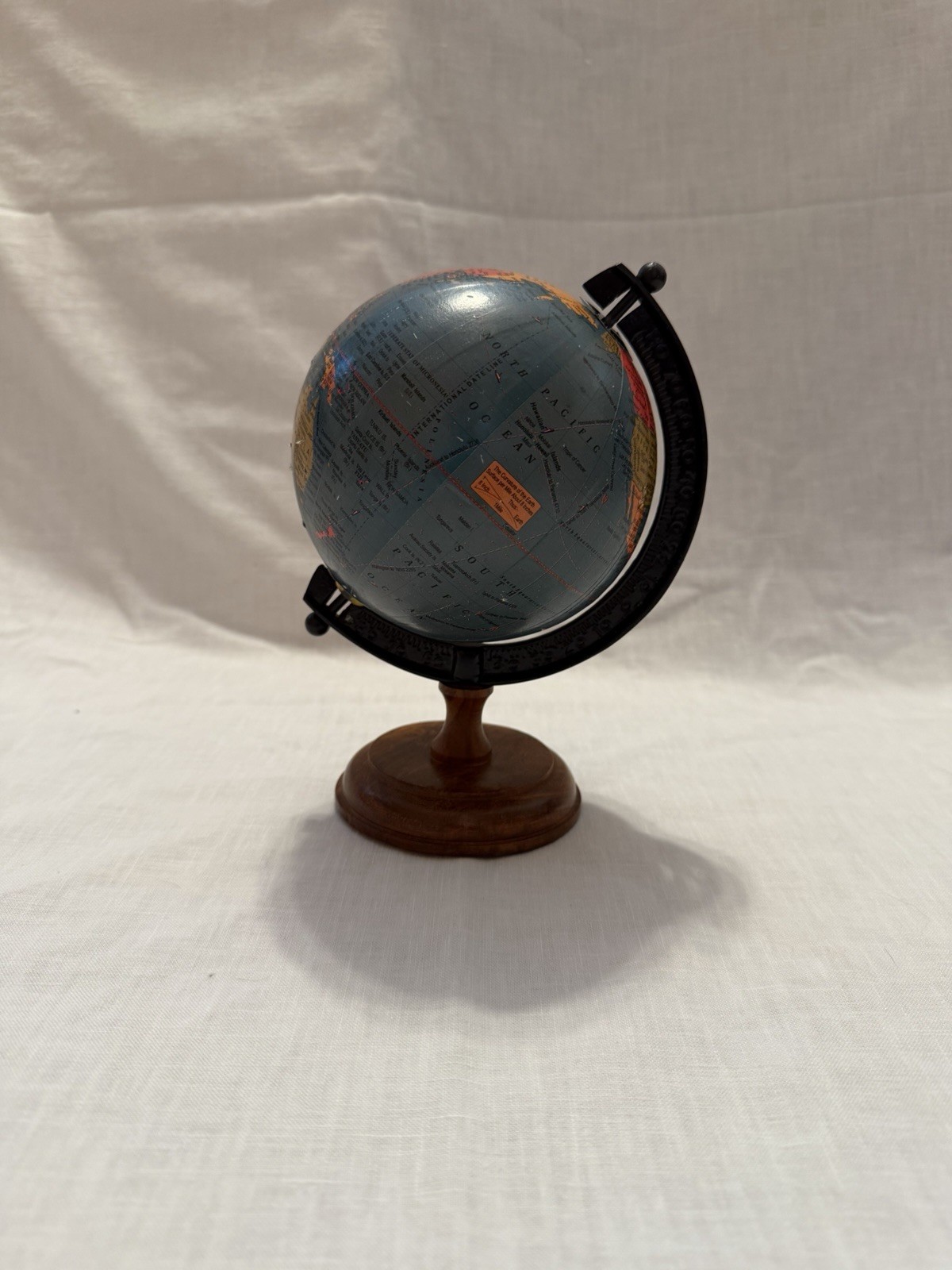 Vintage Pottery Barn Small Globe 8”