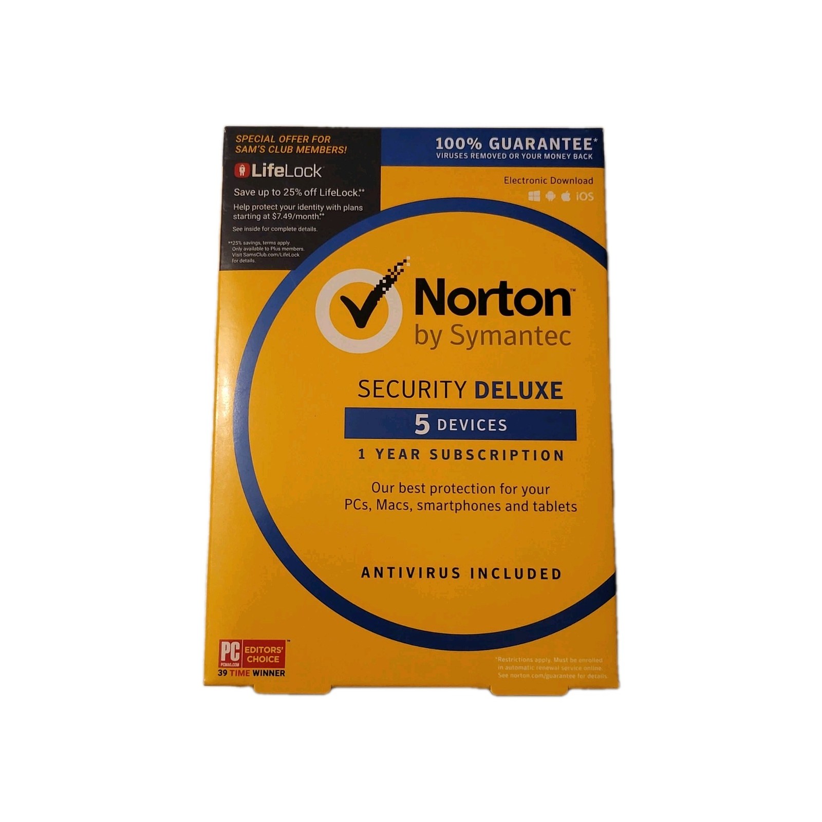 Norton Security Deluxe - 5 Device for 21353844 New