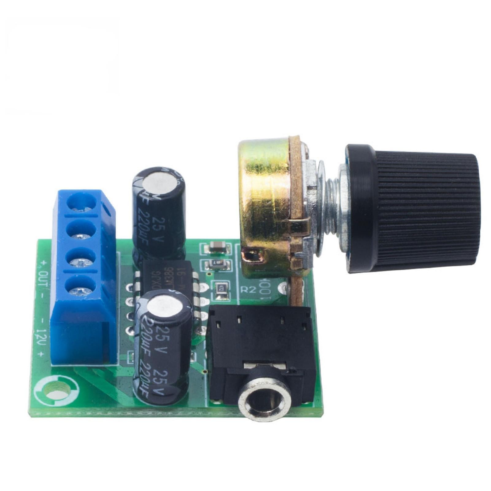 2 *Adjustable Volume LM386 Mini Mono Audio Power Amplifier Board DC3V~12V Module