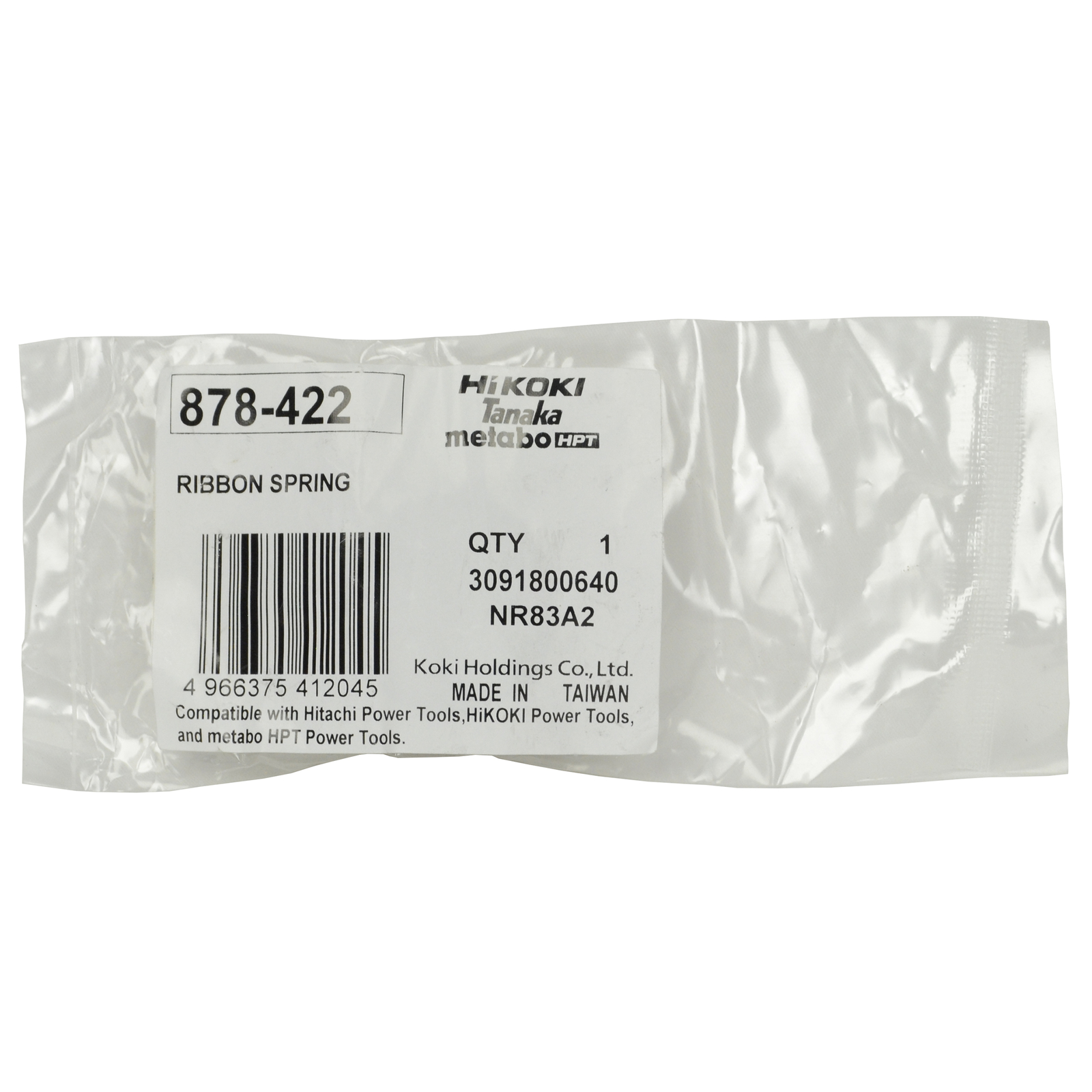 Metabo HPT/Hitachi 878422 Ribbon Spring for NR83A NR83AA NR83A2 NR83A5 878-422