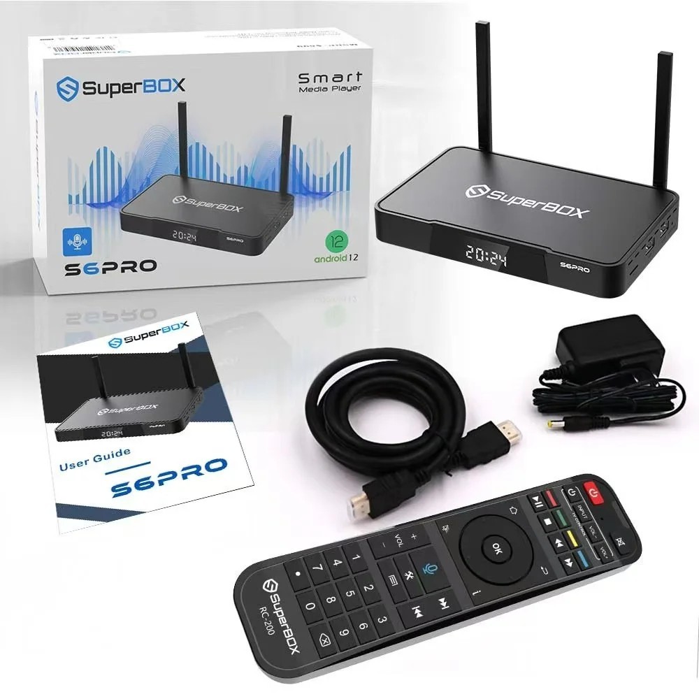SUPER BOX S6 Pro Streaming Media Player Android Box