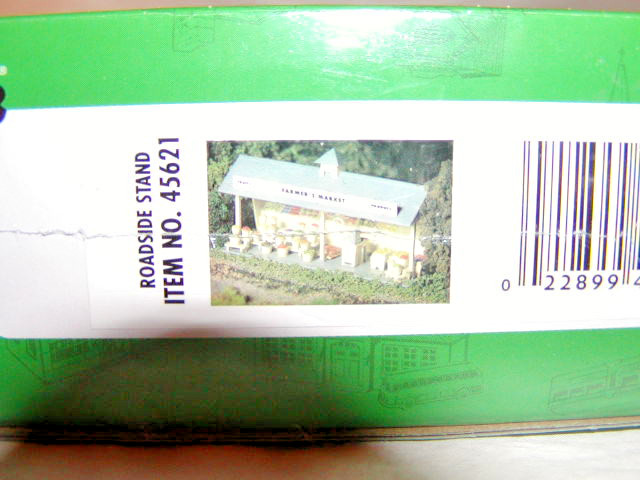 Bachmann 45621 Plasticville USA Roadside Stand Kit O 027 MIB New Farmer's Market