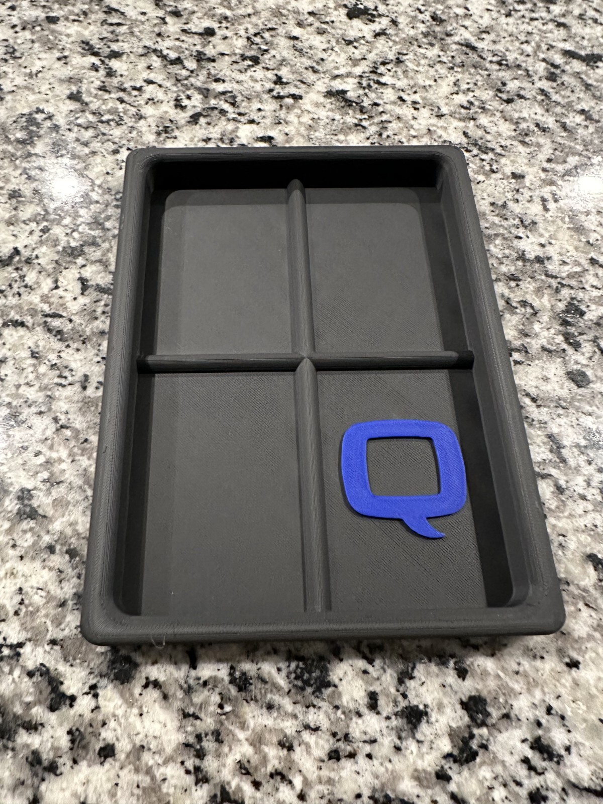 Live Q Or Die Medium Parts Tray / Dump Tray