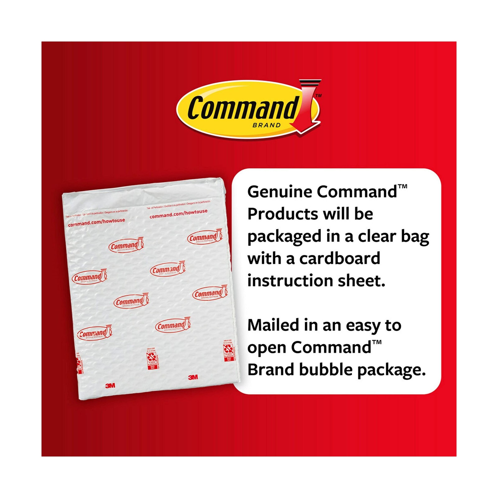 Command 4 lb Small Picture Hanging Strips 18 Pairs (36 Command Strips), Damag...