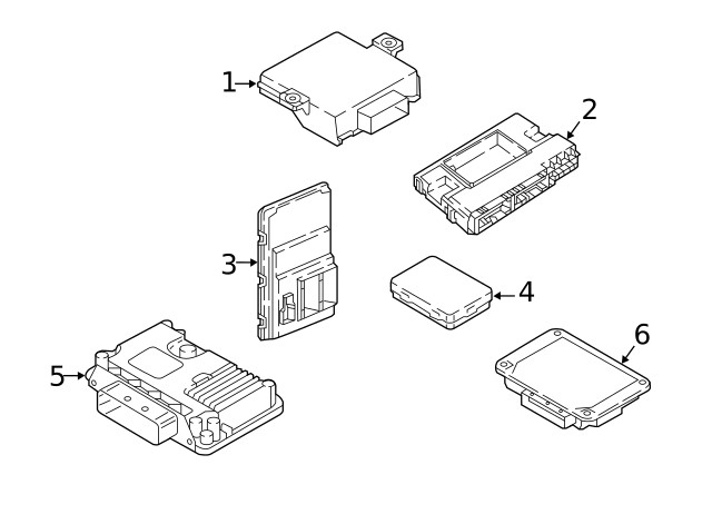 Genuine Audi Control Module 4N0-907-064-FP