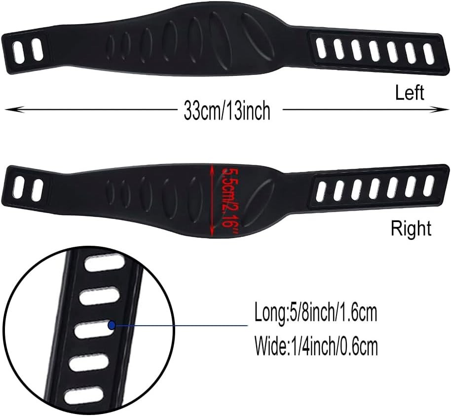 Lightweight Adjustable Bike Pedal Straps - Built for Performance & Durability