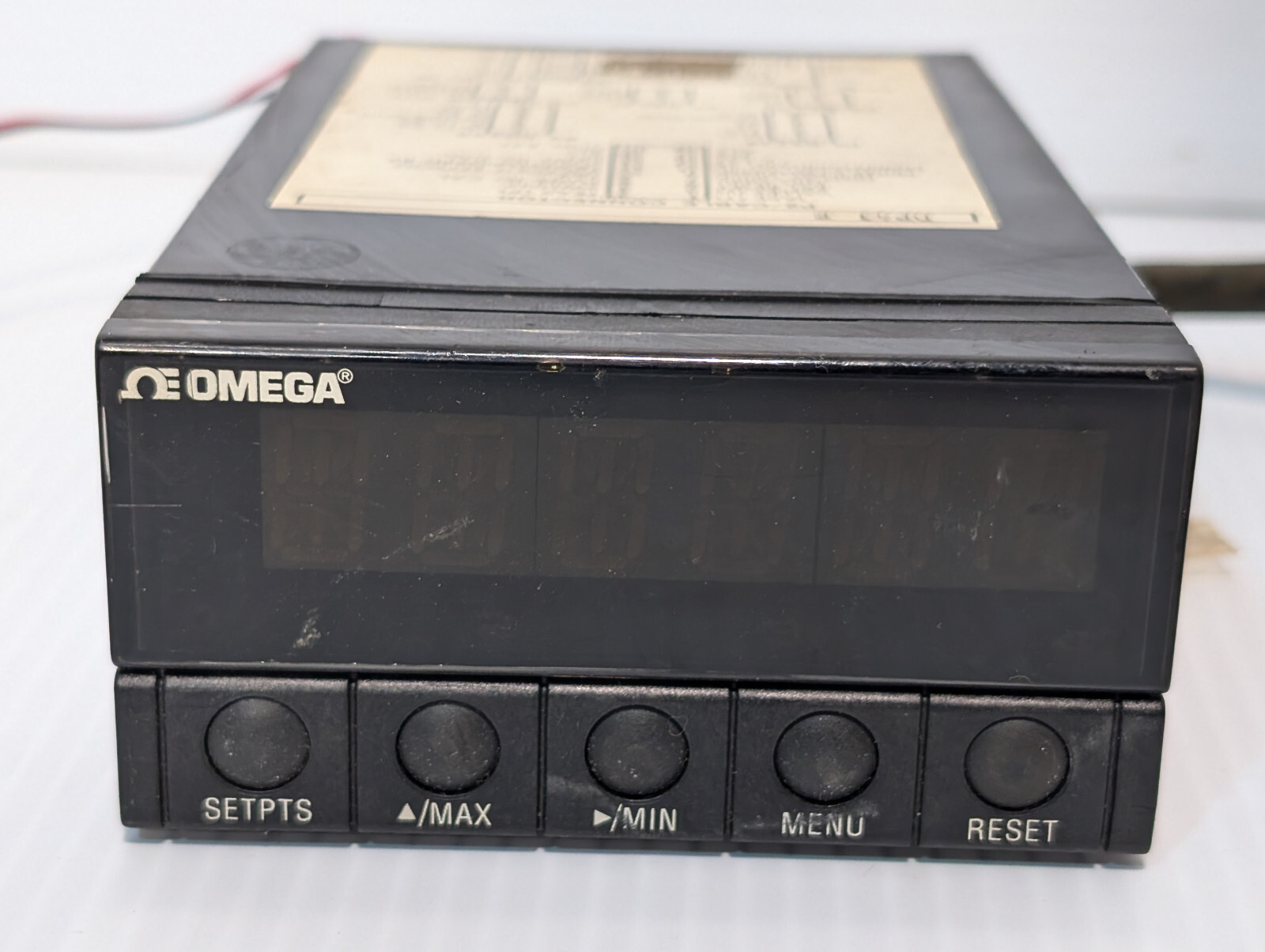 Omega DP41-E Process Voltage/ Current Indicator, 10 W, 115 VAC, Made in USA