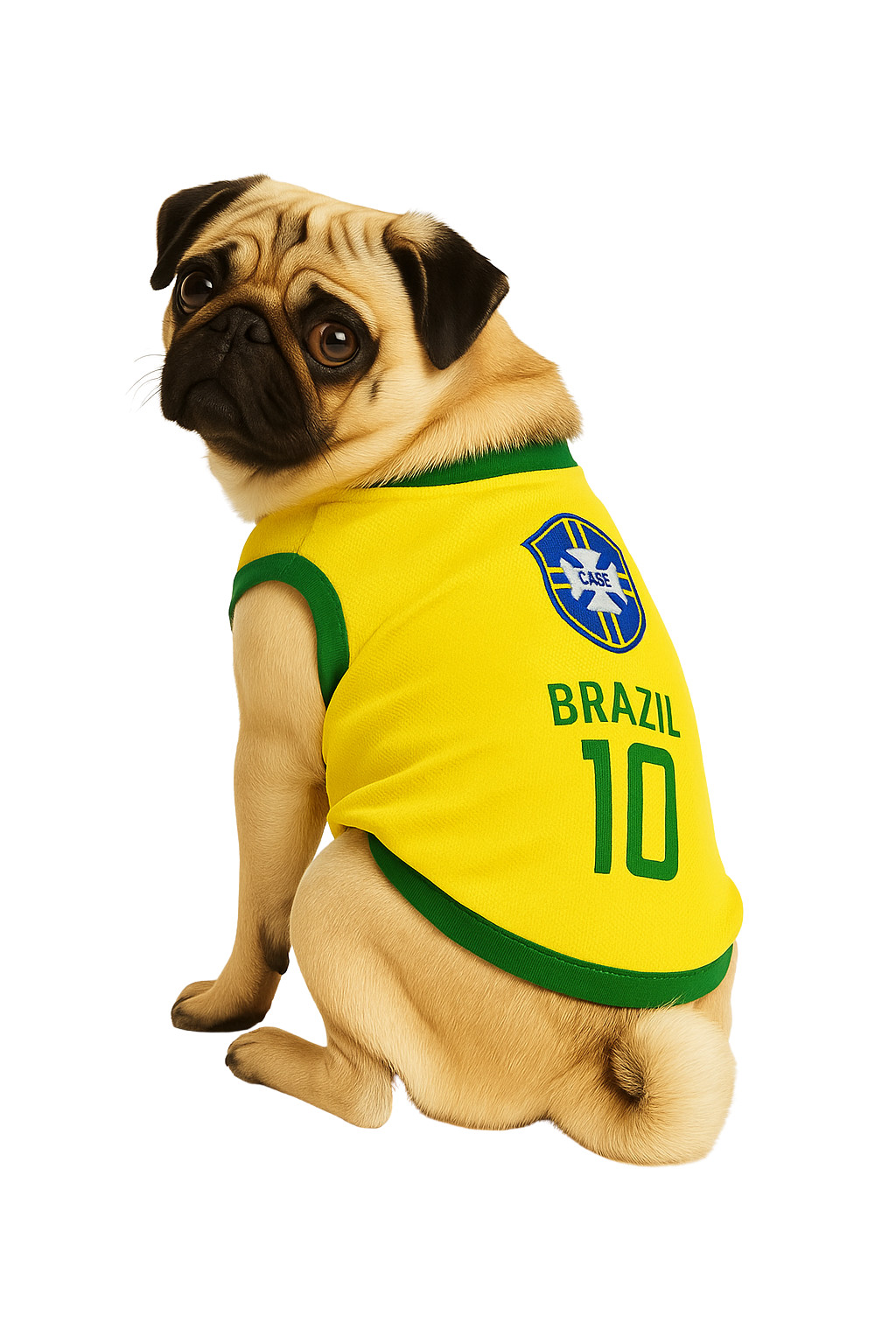 Brazil National Team Pet Jersey – #10