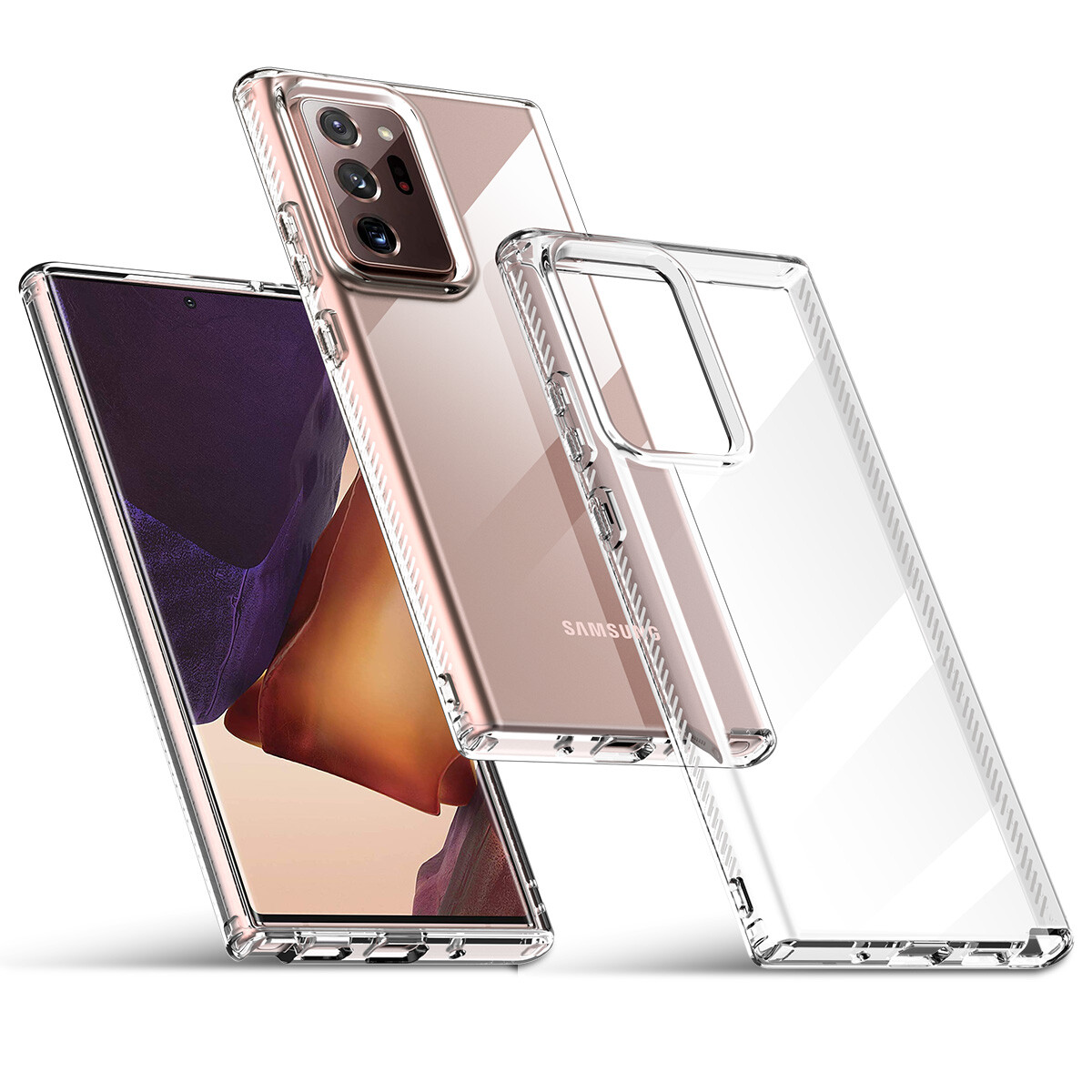 Clear Case for Samsung Galaxy Note 20 Ultra 5G Shockproof Slim Thin Phone Cover