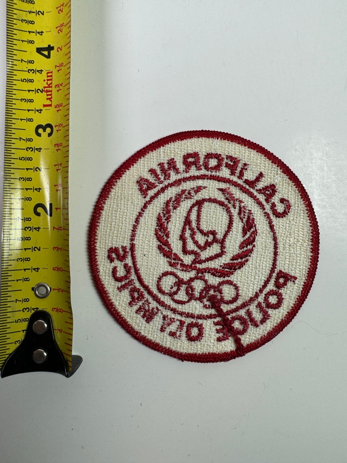 Police Olympics California CA 3" Patch L3