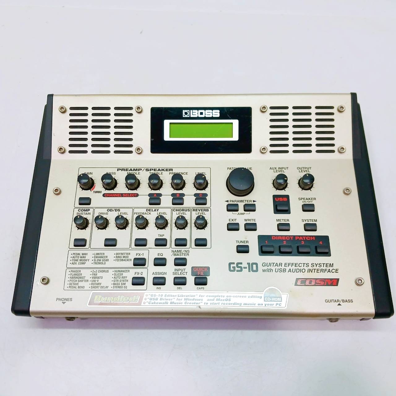 BOSS Guitar Effects Processor GS-10 USB Audio Interface Multi Effect Japan BA257
