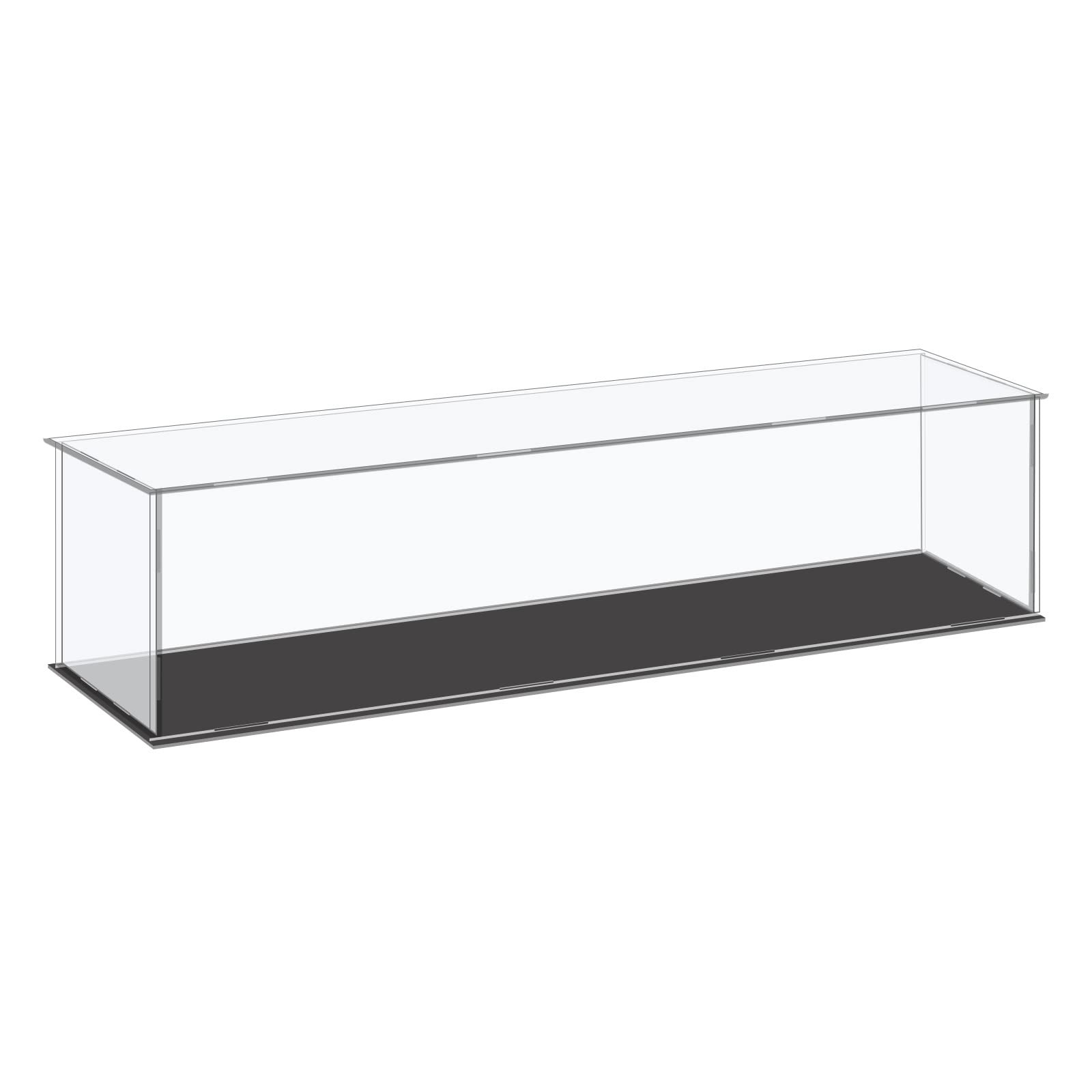 MECCANIXITY Acrylic Display Case Plastic Box Cube Storage Box Clear Small Ass...