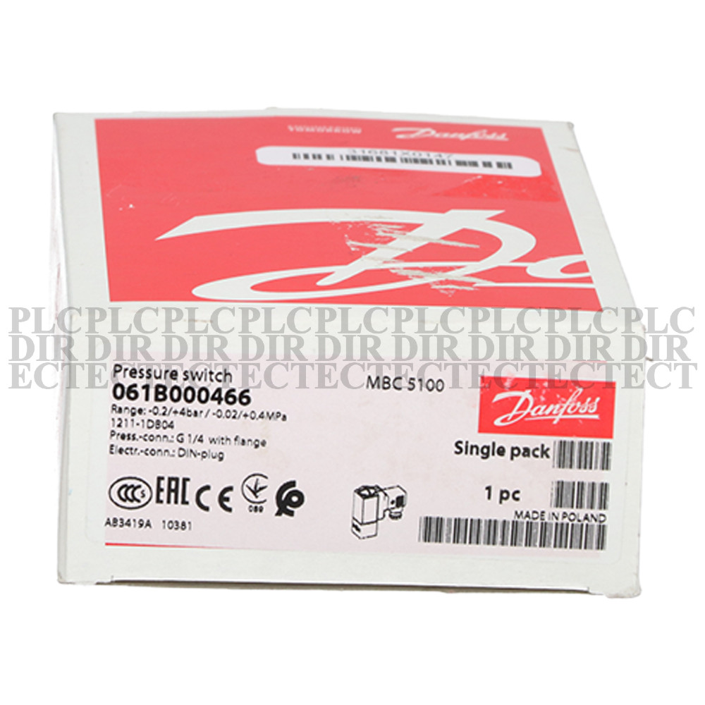 New DANFOSS 061B000466 Pressure Switch