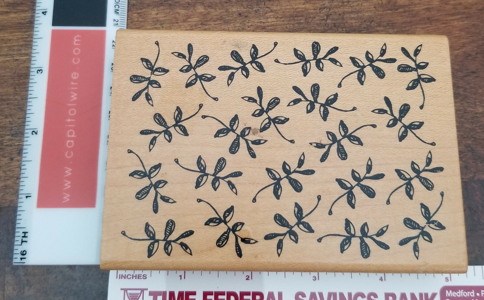Inkadinkado by Dawn Houser - 8396 Leaves Leaf Rubber Stamp