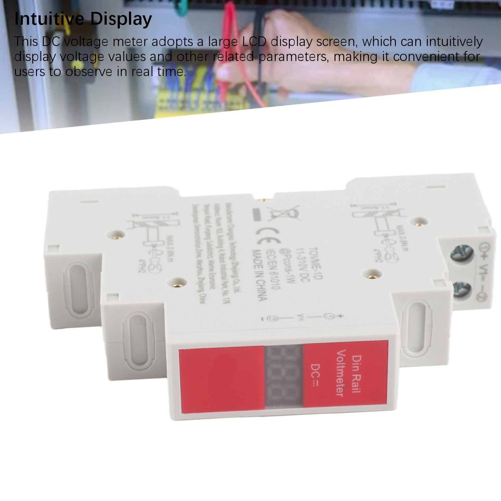 DC Voltage Meter Accurate Switching Output For Electrical Use Easy To Use