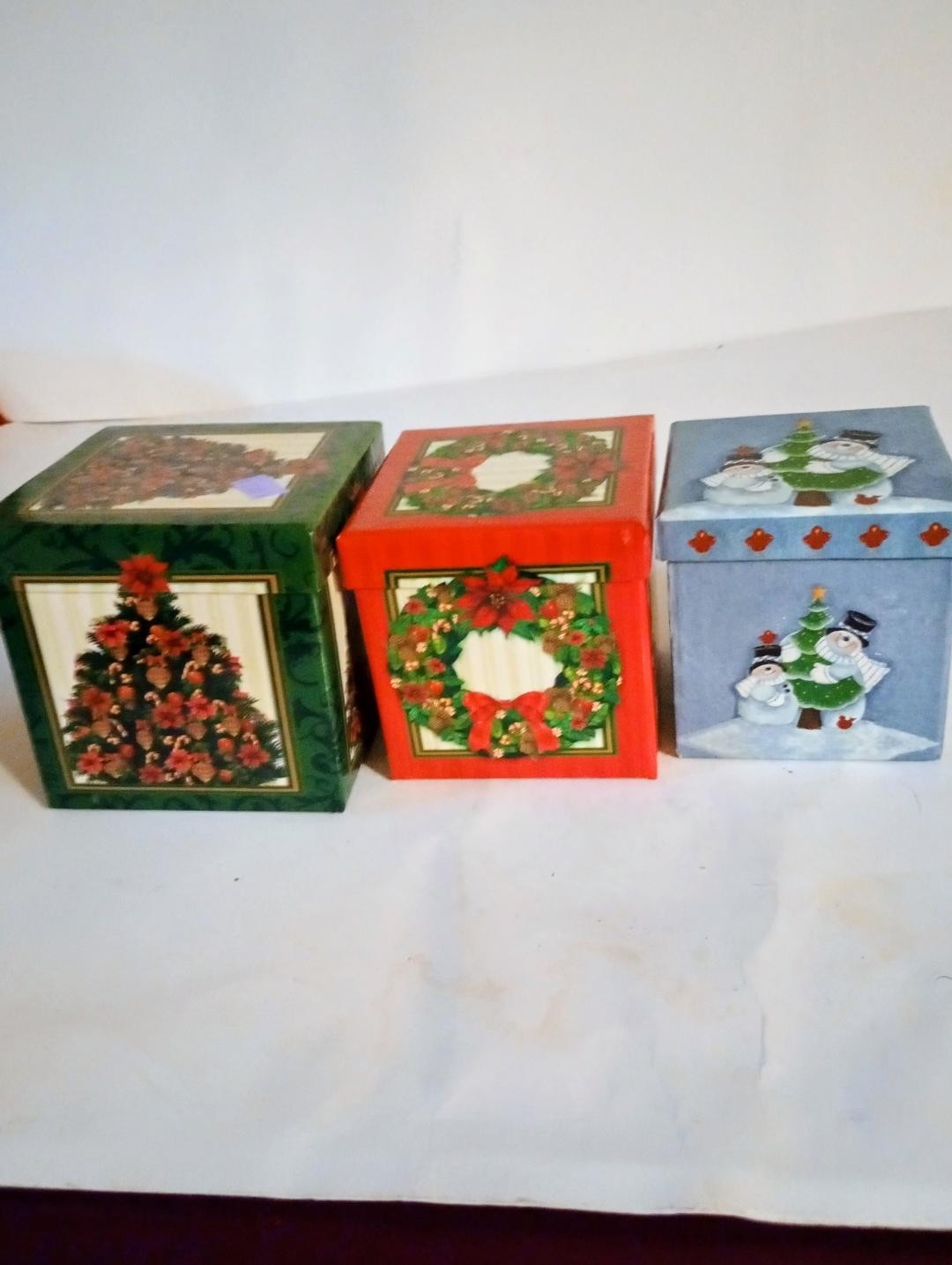 Set of 3 Seasonal Boxes