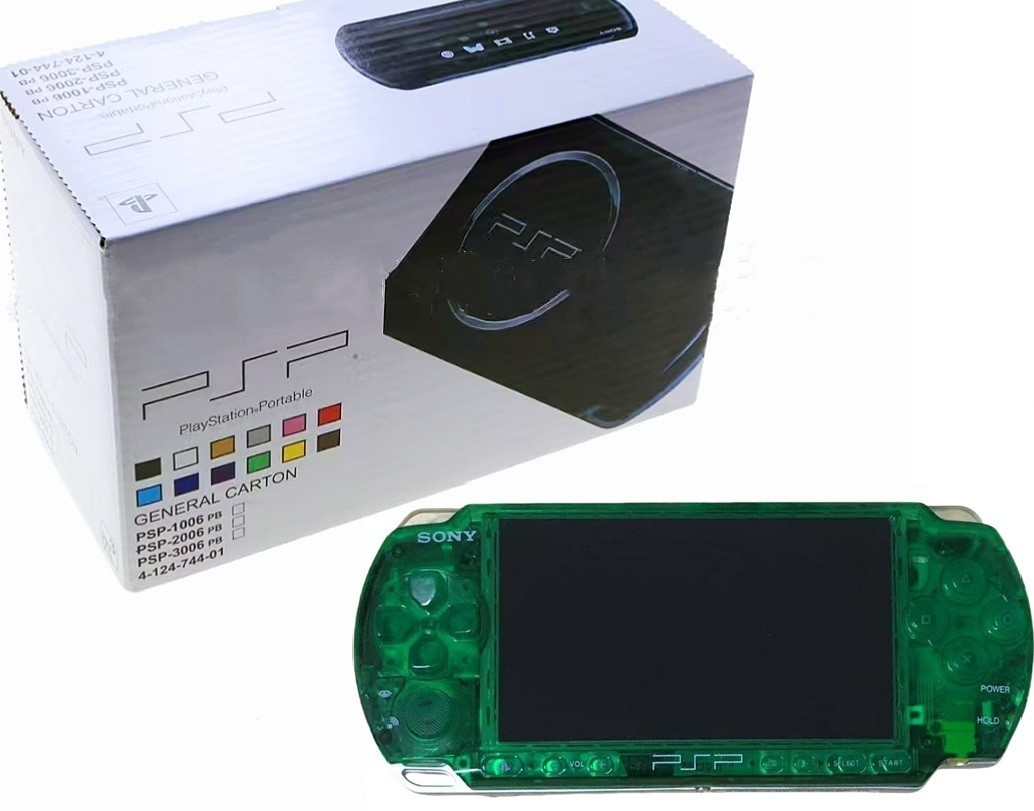 Sony PSP3000 Transparent Edition Console, New Accessories 64G/128G 6.61 Firmware