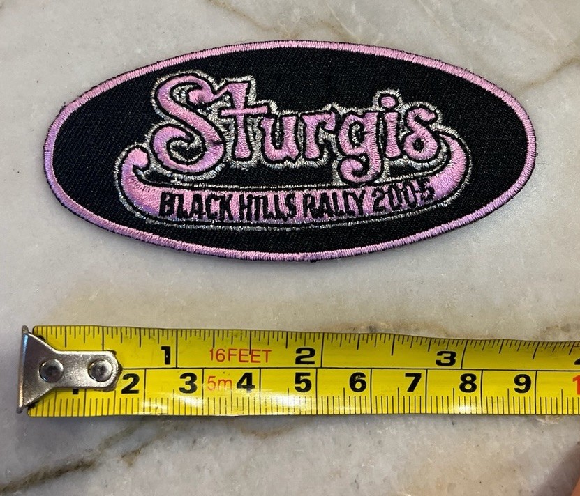 Vintage 2005 Sturgis Black Hills Rally Motorcycle Biker South Dakota Patch 3.5”