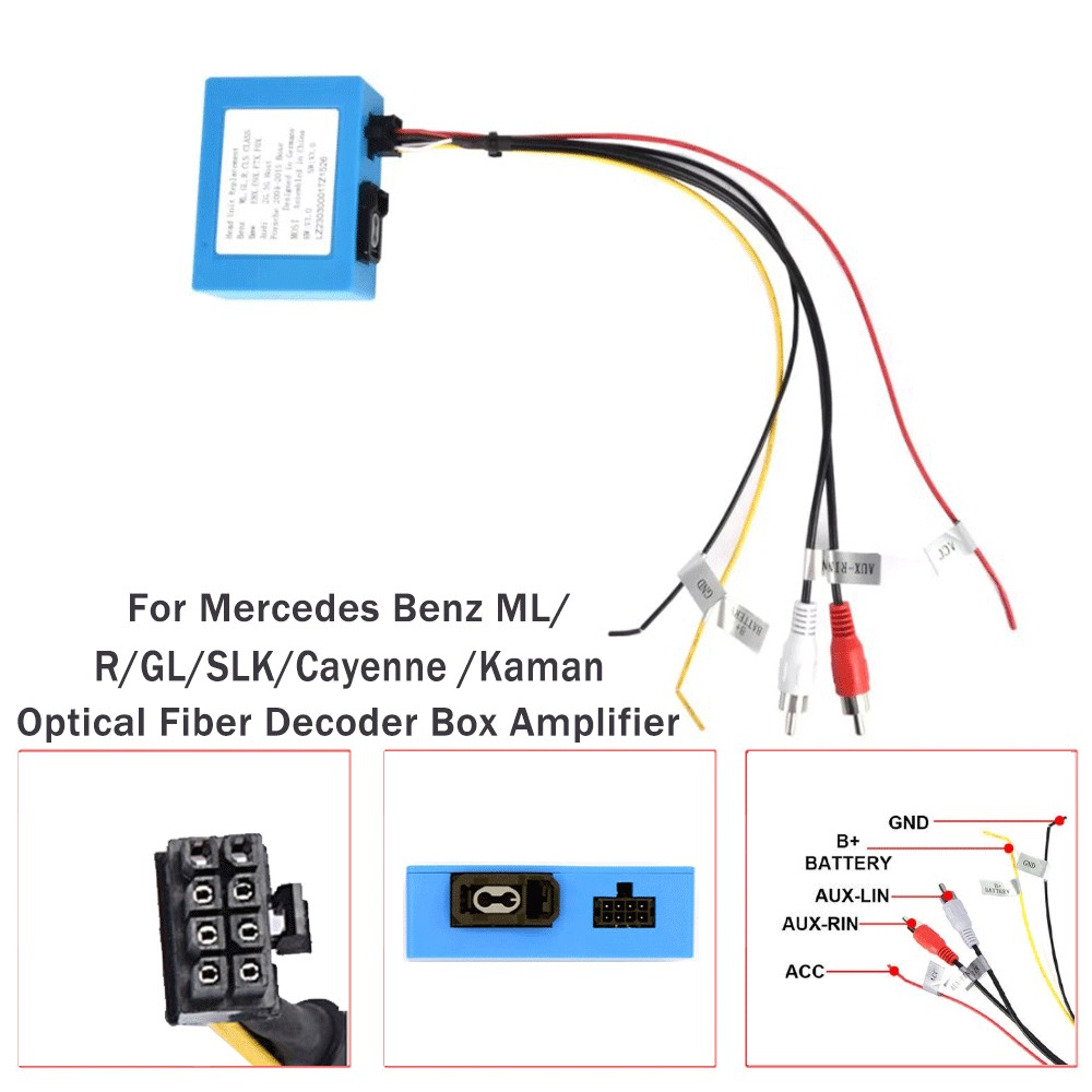 Optic Fiber Decoder for Mercedes-Benz ML/GL/R Class/ W164/ W251/Cayenne NEW