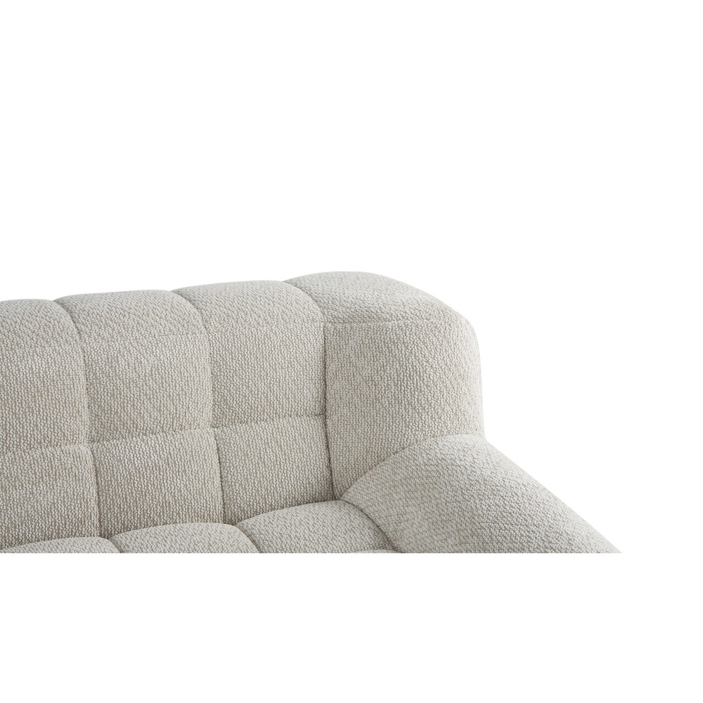 2 Seater Sofa, Velvet Fabric, Free Shipping & Compression Packaged