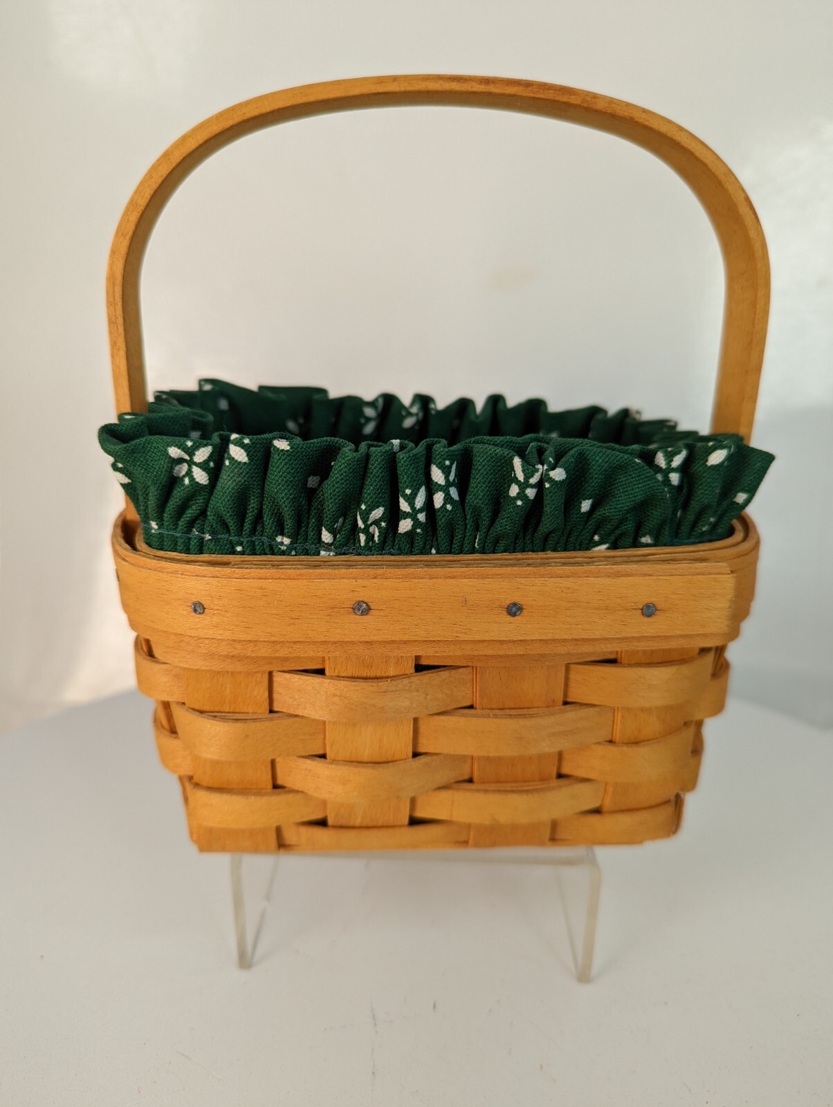 Longaberger 1998 Hostess Appreciation Combo Fabric & Protector Basket