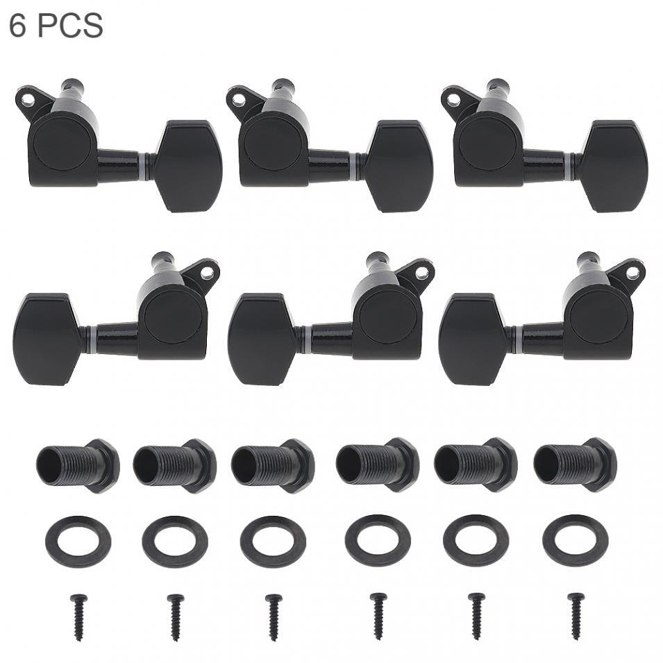 6pcs 3R+3L Guitar String Inline Tuning Pegs Locking Tuners Keys Machine Heads US