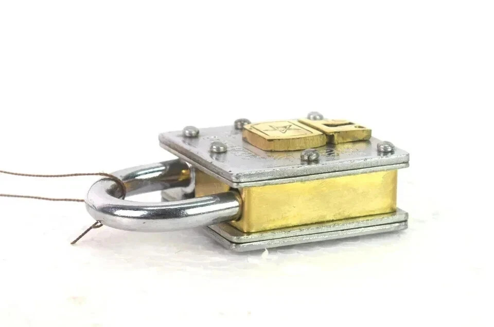 Indian Tricky Durable Strong Padlock - Magic Secret Lock with Hidden Key Hole