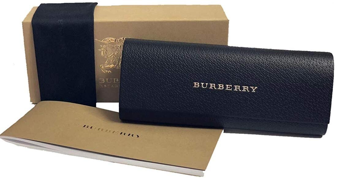 BRAND NEW BURBERRY GLASSES EYEGLASSES BOX  CASE SEALED CLOTH DOCS EXTRA LARGE !