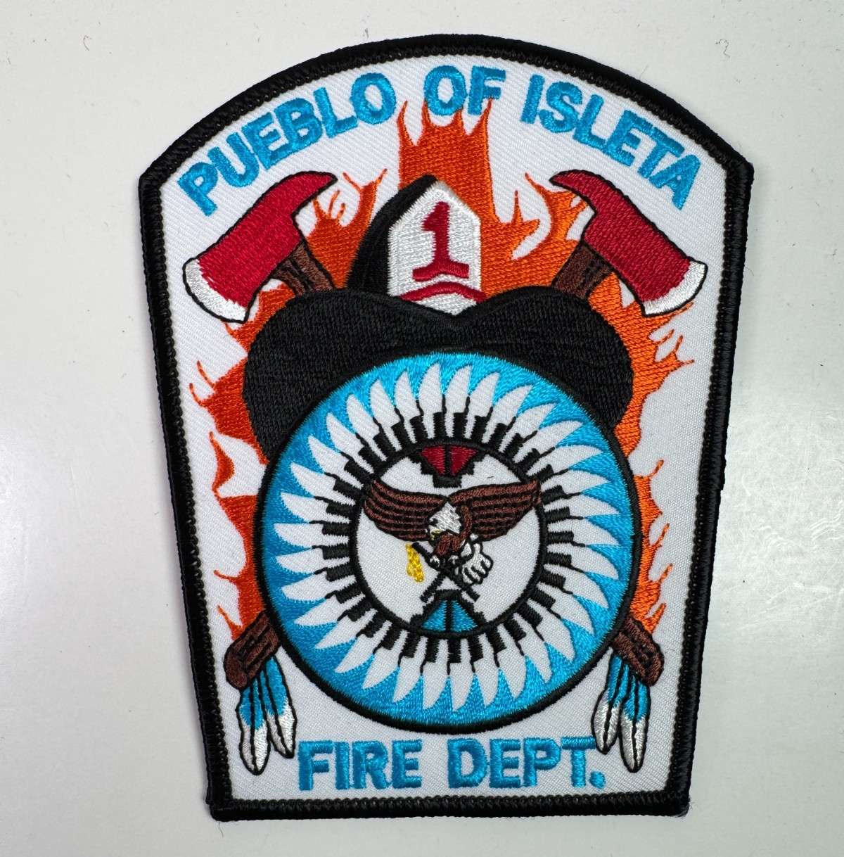 Pueblo of Isleta Fire New Mexico NM Patch B8