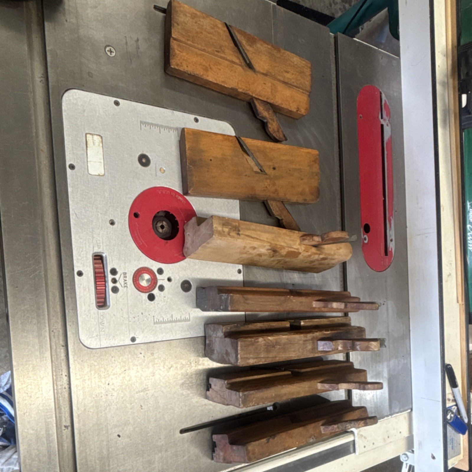 Antique Original Wooden Molding Planes Lot Woodworking Tools set of 7