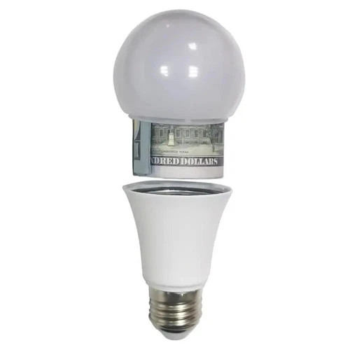 Hidden Compartment Fake Light Bulb Secret Stash Safe Container Storage