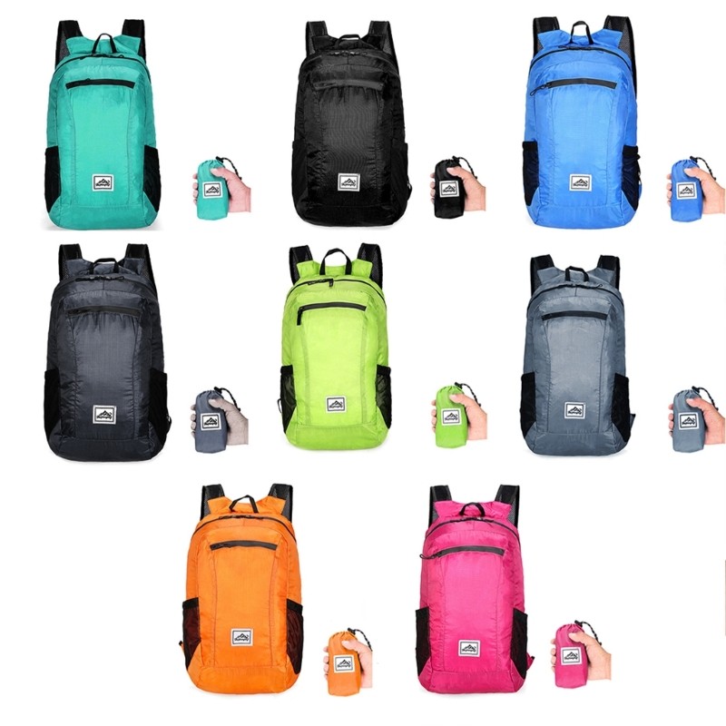 Hiking Daypack Ultralightweight Packable Backpack Splashproof Foldable Pack