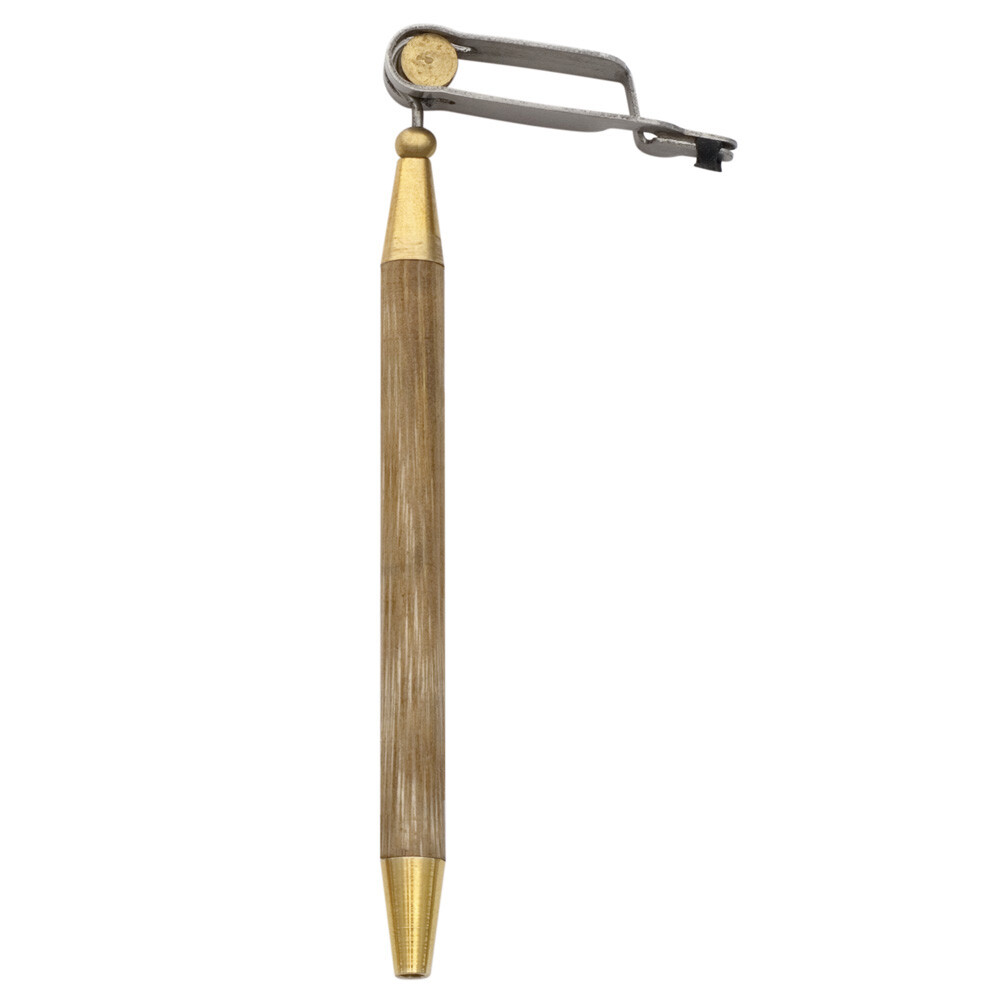 Dr Slick - Bamboo Large Rotary Hackle Pliers w/ Half Hitch Tool