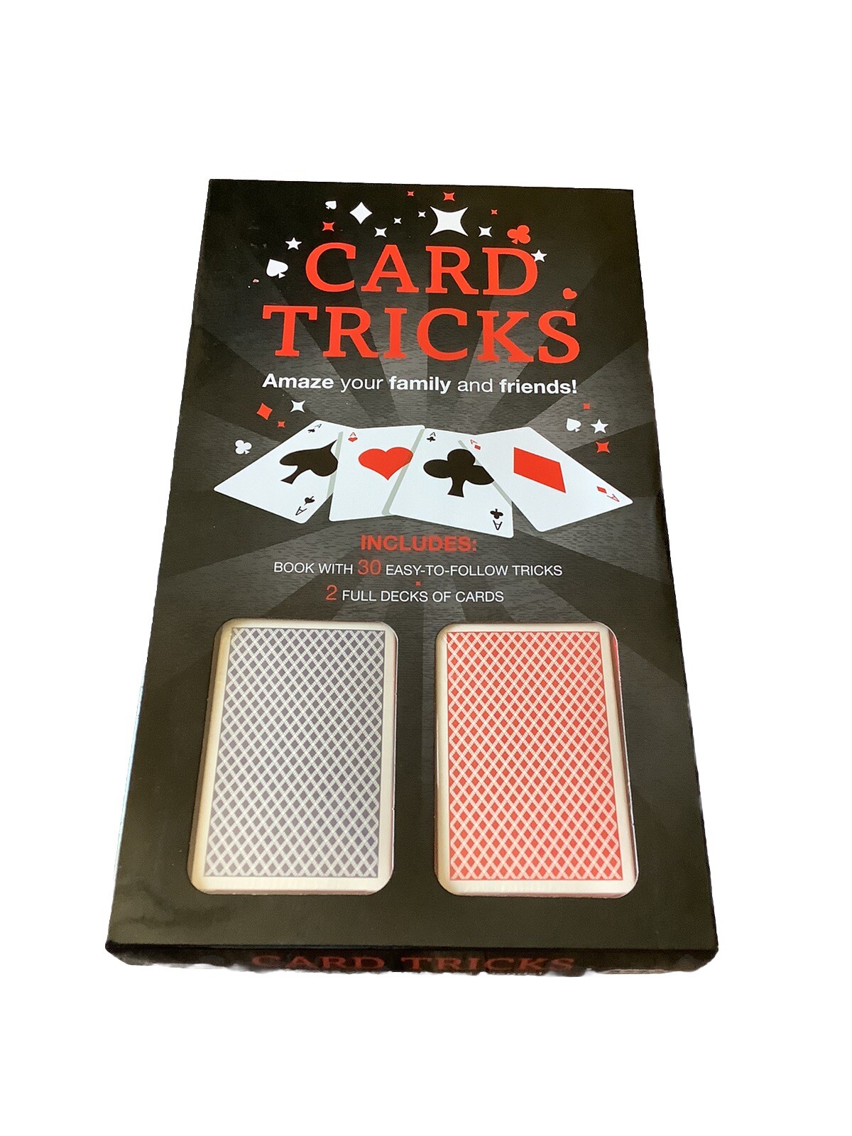 Card Tricks Magic Book Two Full Decks Of Cards Sterling Innovation 30 Ways NIB