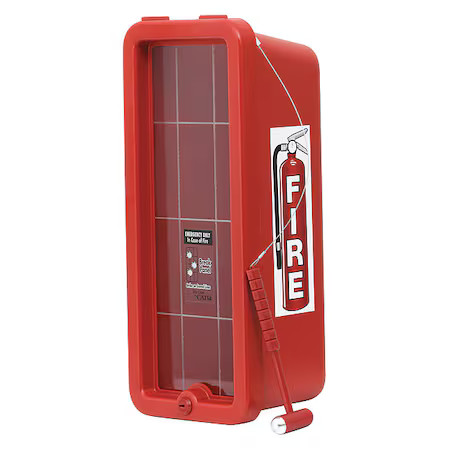 Cato 105-5 Rrc-H Fire Extinguisher Cabinet, Surface Mount, 19 1/4 In Height, 5