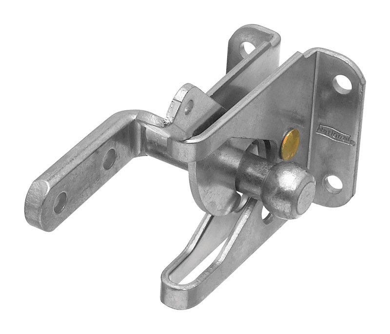 National Hardware N101-352 Zinc Plated Hot Rolled Steel Automatic Gate Latch