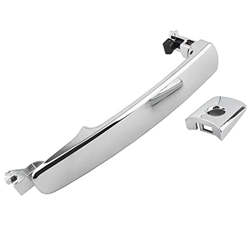 Exterior Chrome Door Handle Front Left Driver Side with Keyhole/Without Smart
