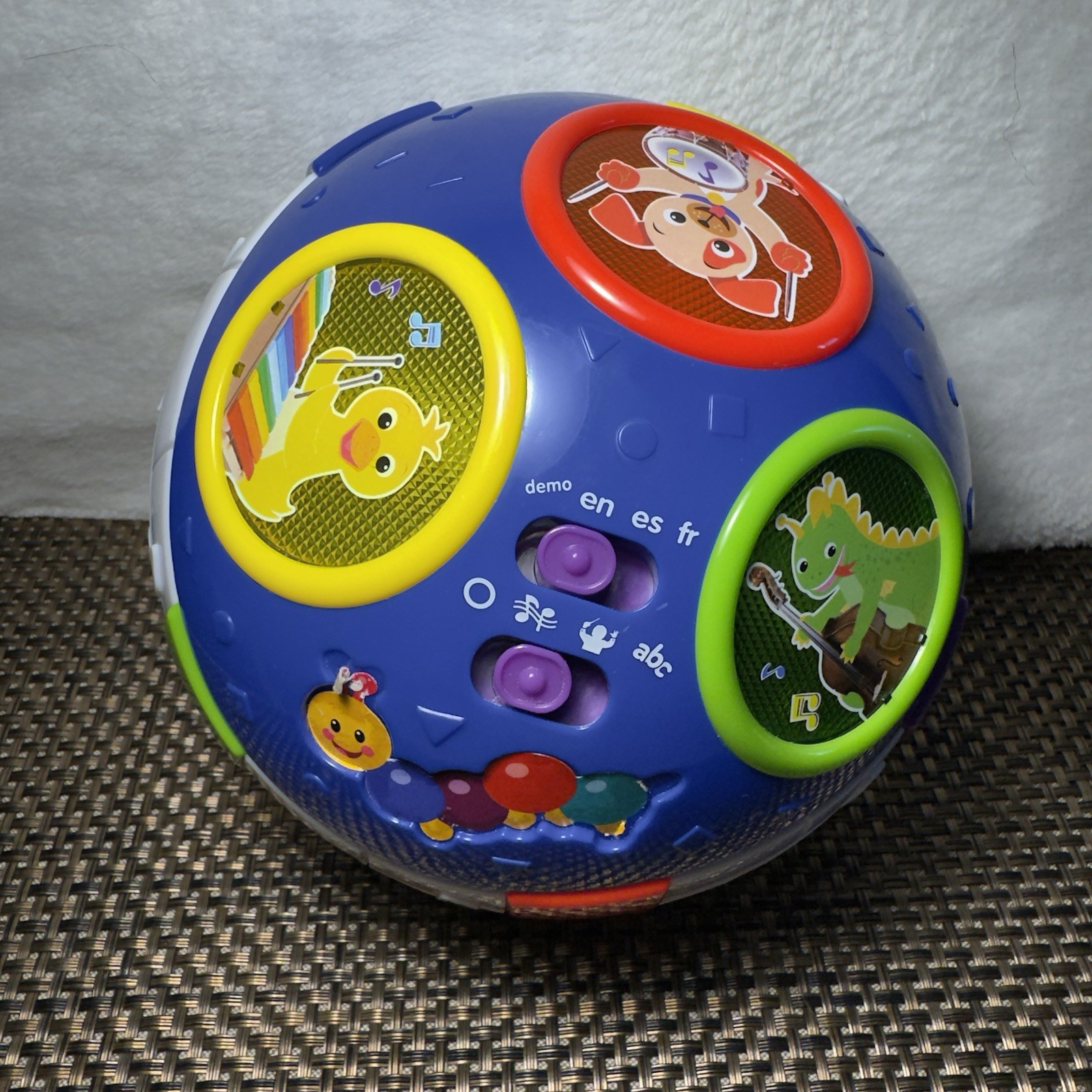 Baby Einstein Electronic Musical Toy Ball Interactive Lights & Sounds Ages 1-4