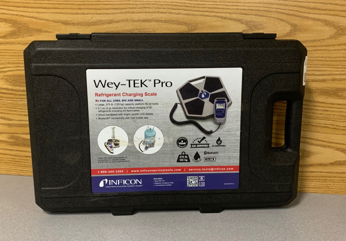 INFICON Wey-TEK Pro Refrigerant Charging Scale 501-202-G1 -PRE OWNED