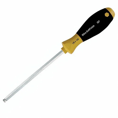 Wiha 36719 Softfinish Magicring Ball End Screwdriver 3/32"