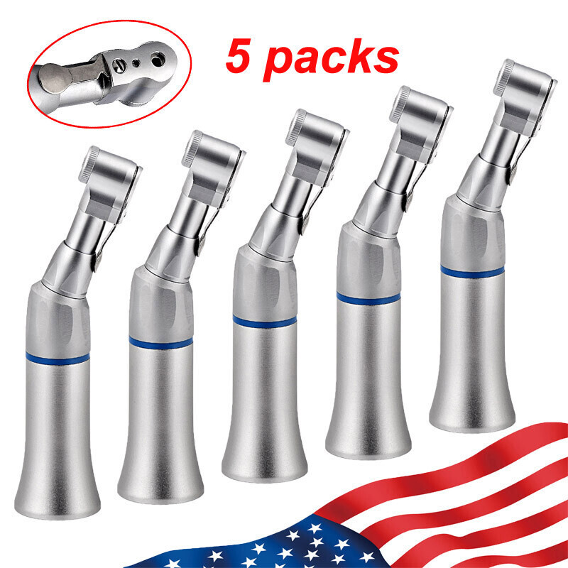 5PCS NSK Style Dental Low Speed Handpiece Contra Angle Latch E-Type