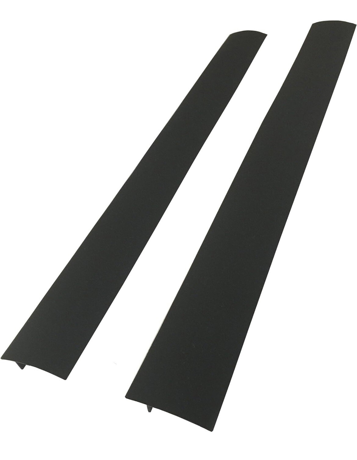 2 pack Silicone Stove Counter Gap Cover BLACK Easy Clean Heat Resistant 21" in