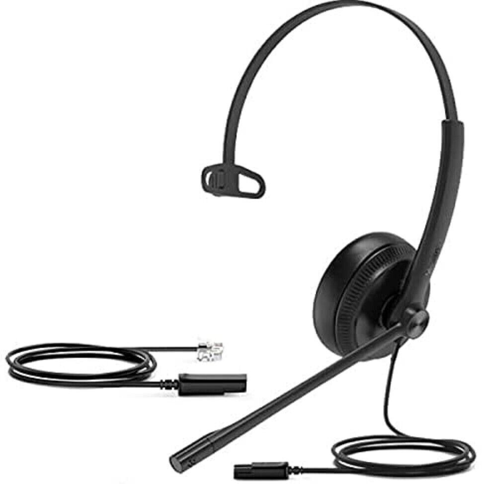 Yealink YHS34 Mono Headset Analog Wired Headse