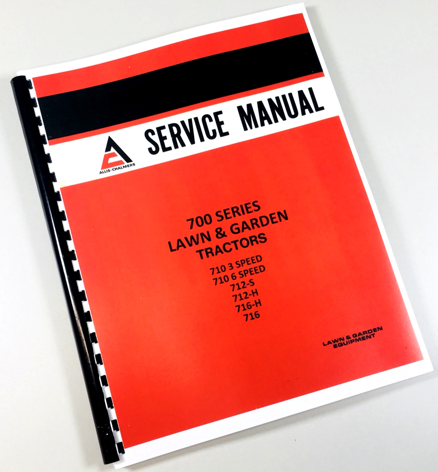 Allis Chalmers 700 Series 710 712 716 Service Repair Manual Lawn Garden Tractors