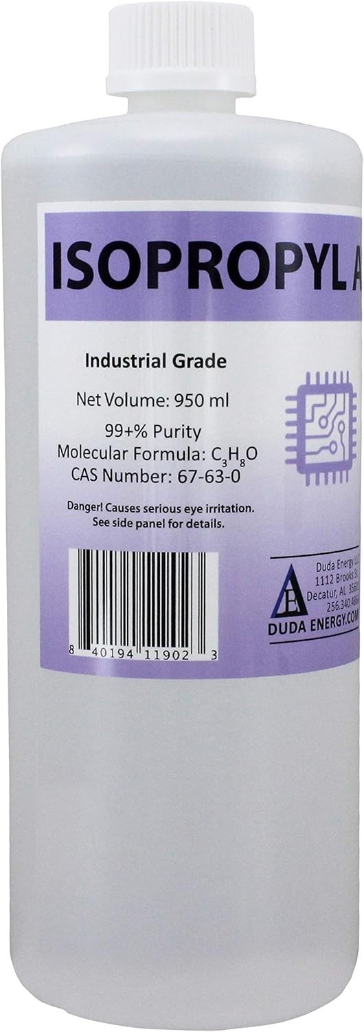Industrial Grade 99.9% Pure yl Alcohol - Total 1 Gallon for Cleaning and More