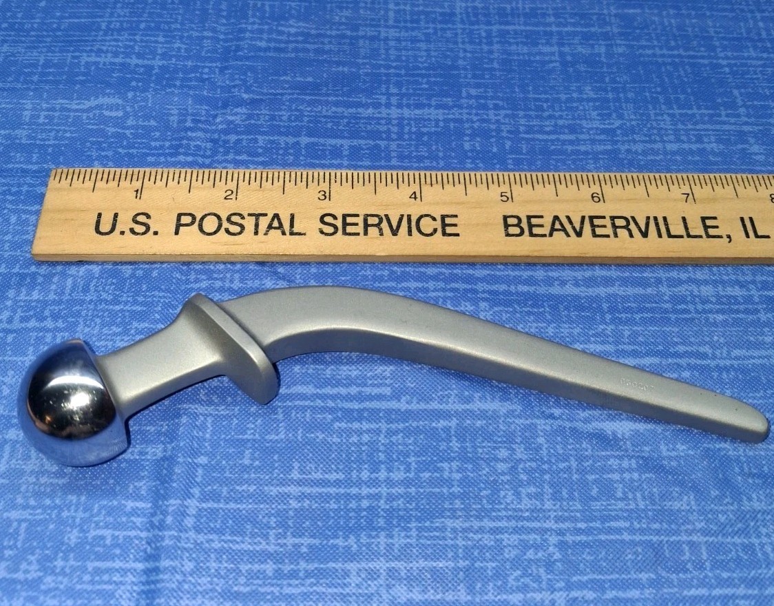 VINTAGE ZIMALOY BALL JOINT IMPLANT MEDICAL ZIMMER 9045-04 LGE STEM LNG NECK