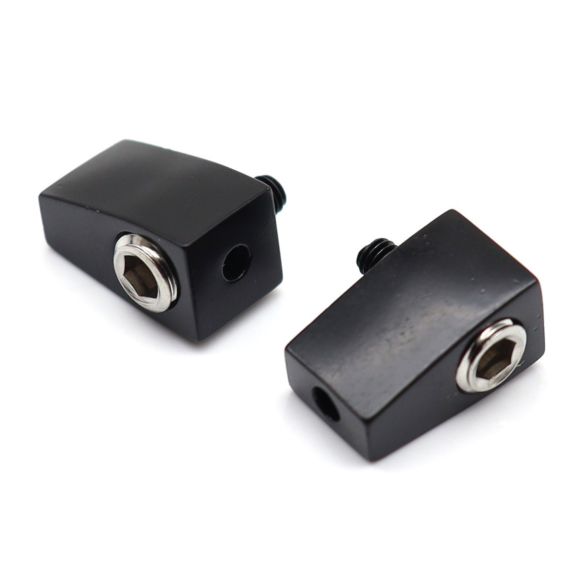 8 Strings Headless Electric Guitar Nuts 8Pcs Metal Single String Nuts Black