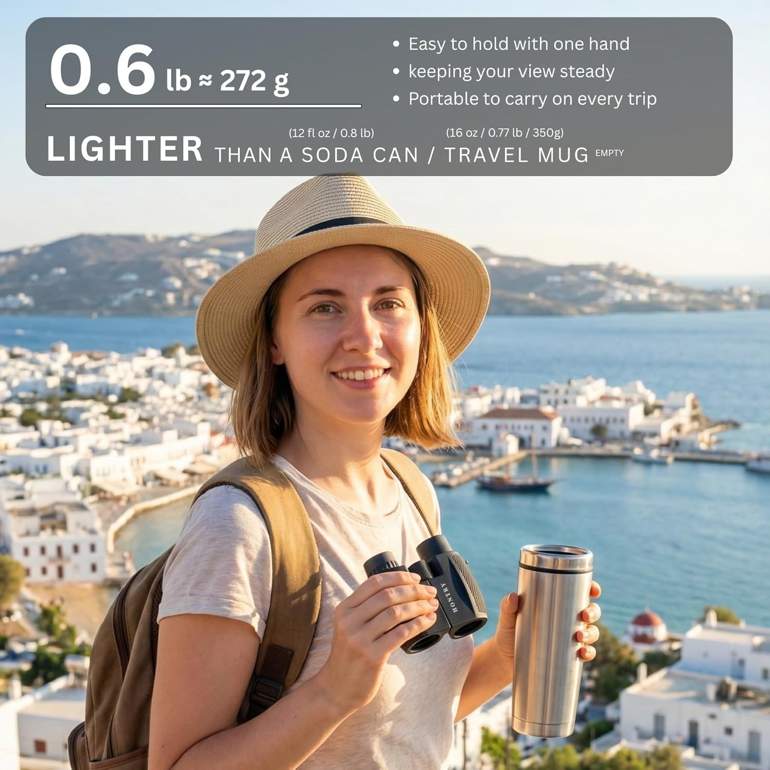 Versatile 10x25 Binoculars with Image Stabilization - Family-Friendly Adventures