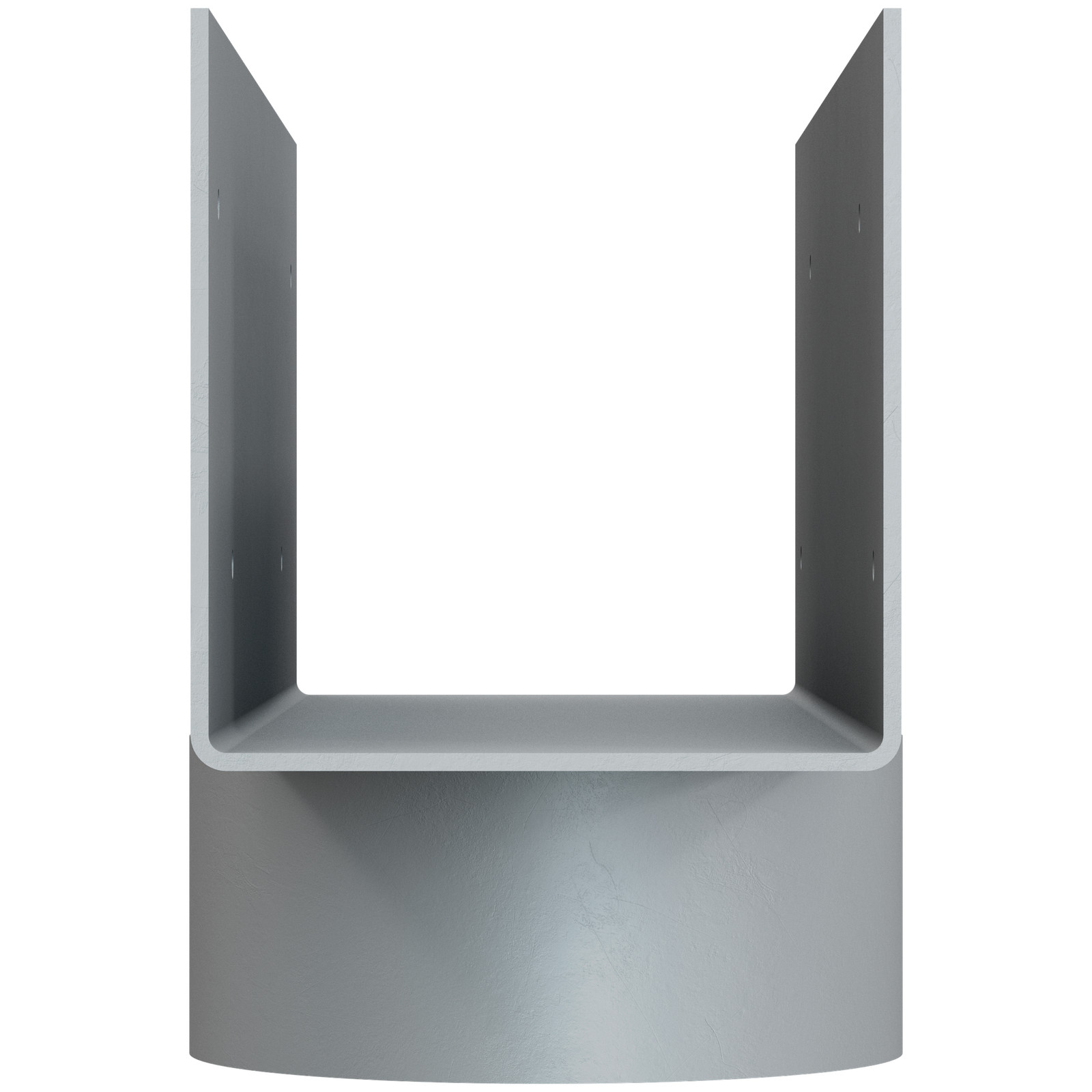 Simpson LCC3.5-4 LCC 3-5/8 in. Column Cap for 4 in. Outside Diameter Lally Colum