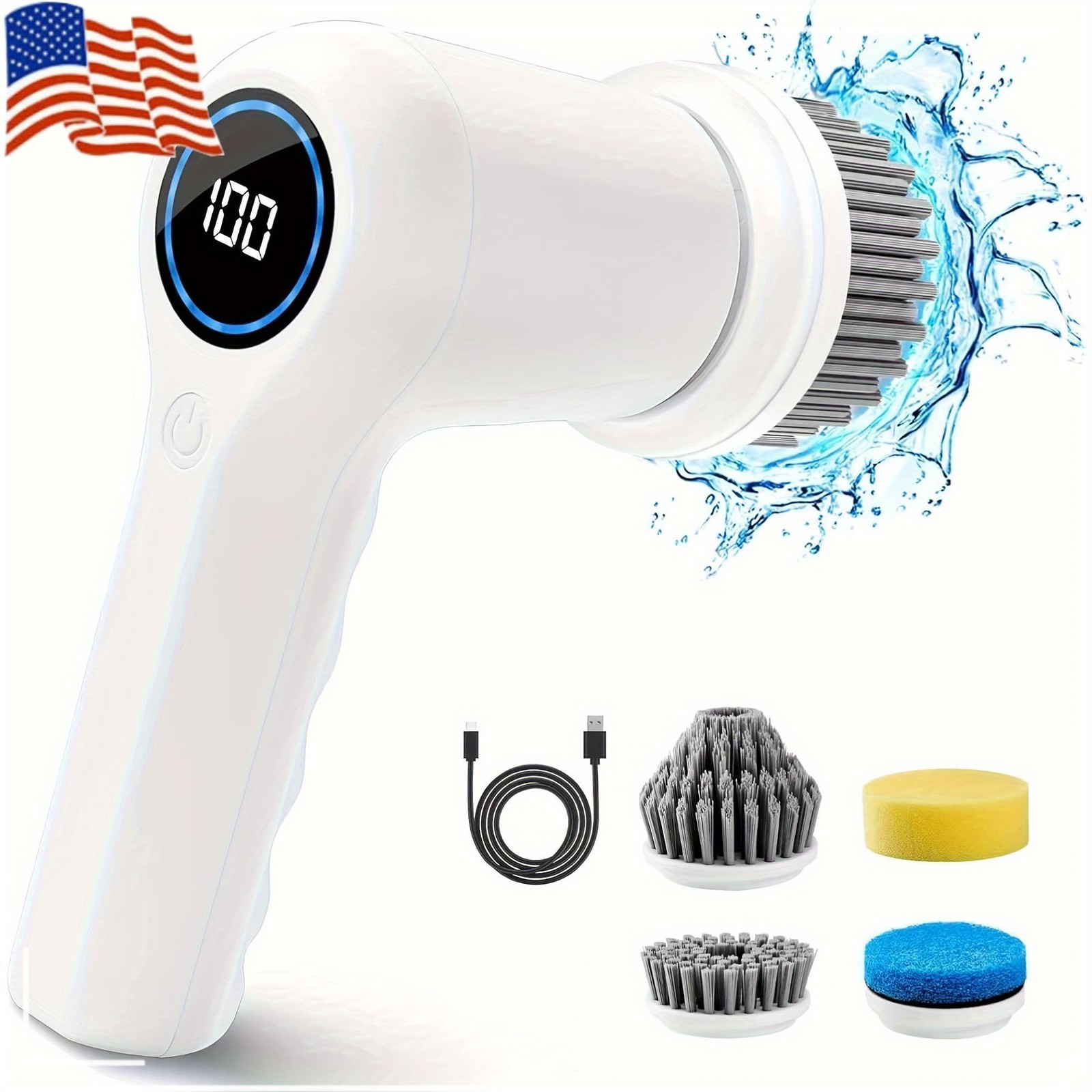 Electric cleaning brush - short brush